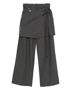 Брюки с запахом, серый Alohas