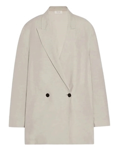 Двубортный пиджак Nat, серый The row