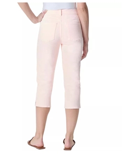 Женские джинсы Amanda Capri с разрезом, розовый Gloria vanderbilt
