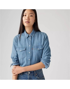 Легендарная рубашка Western Linen+Denim, цвет Play Break - Medium Wash Levi's®
