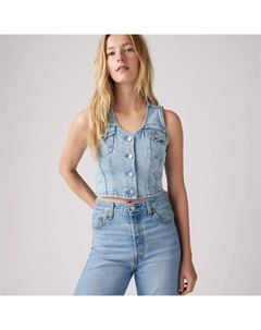 Корсетный топ из денима Bella, цвет I Will - Medium Wash Levi's®