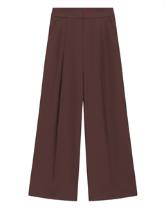 Широкие брюки со складками, коричневый Hugo
