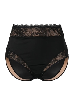 Трусы-брифы Carita с завышенной талией и кружевом, черный Marlies dekkers