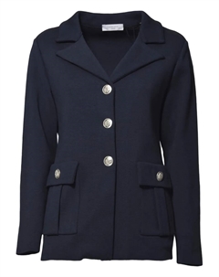 Хлопковый блейзер, синий Charlott