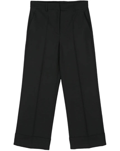 Широкие брюки строгого кроя, черный Incotex