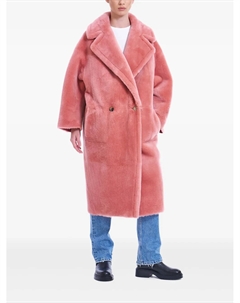 Двубортное пальто, розовый Blancha