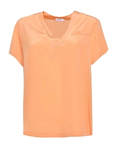 Блузка с V-образным вырезом и короткими рукавами, оранжевый Barba