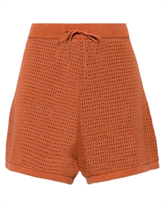 Шорты Jael в технике кроше, оранжевый Nanushka