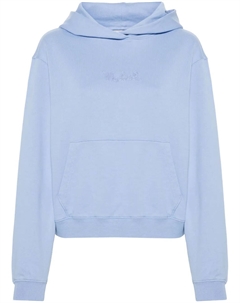 Худи с вышитым логотипом, синий Woolrich