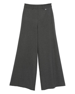 Прямые брюки со шлевками, серый Herno