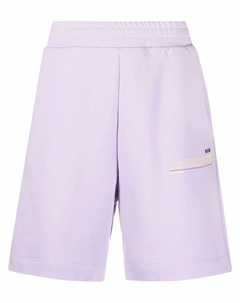 Спортивные шорты с нашивкой-логотипом, розовый Msgm