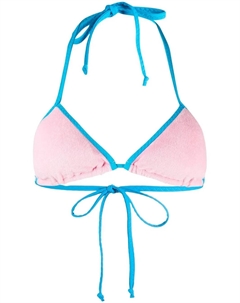 Лиф бикини с контрастной отделкой, розовый Mc2 saint barth
