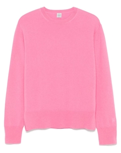 Кашемировый свитер с круглым вырезом TOTEME, розовый Toteme