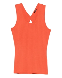 Топ в рубчик, оранжевый Joseph