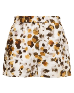 Поплиновые шорты с графичным принтом, нейтральный Msgm