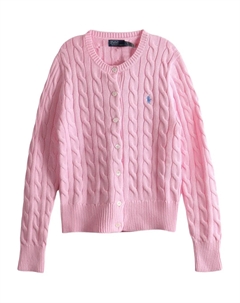 Кардиган фактурной вязки, розовый Polo ralph lauren