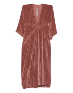 Бархатное платье миди Concordians Kite, розовый Rick owens