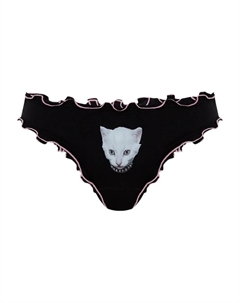 Трусы с кошачьим принтом, черный Blumarine