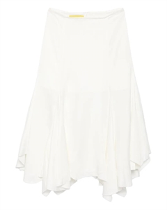 Юбка с подгибом под носовой платок, нейтральный Marques almeida