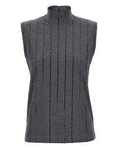 Топ с пайетками, серый Brunello cucinelli