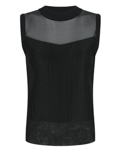 Сетчатый топ без рукавов, черный Shanghai tang