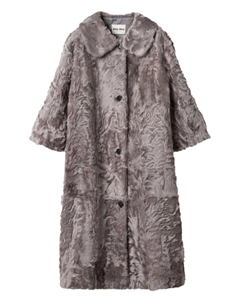 Пальто Chekiang, серый Miu miu