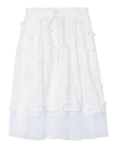 Юбка с вышивкой, нейтральный 3.1 phillip lim