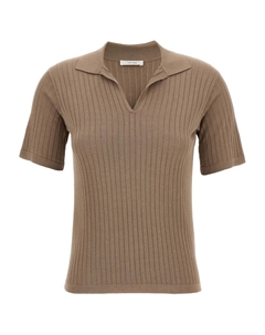 Футболка в рубчик, нейтральный The row