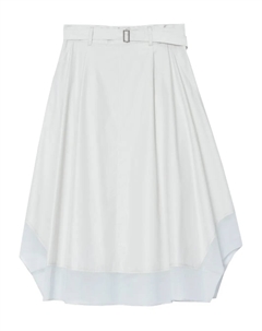 Многослойная юбка с поясом, нейтральный 3.1 phillip lim