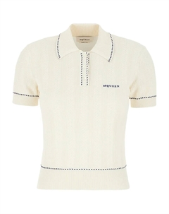 Рубашка поло в рубчик, нейтральный Alexander mcqueen