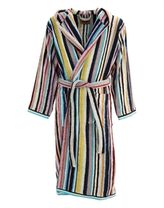 Халат в полоску с поясом, мультиколор Missoni home