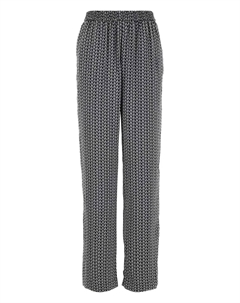 Брюки с эластичным поясом и принтом, серый Michael michael kors