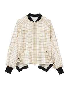 Бомбер в клетку, нейтральный 3.1 phillip lim