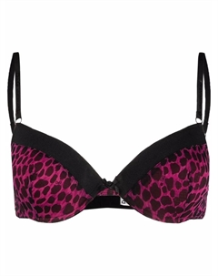 Бюстгальтер с леопардовым принтом, розовый Dolce&gabbana