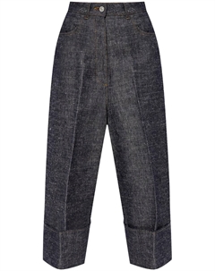 Укороченные брюки палаццо, синий Givenchy