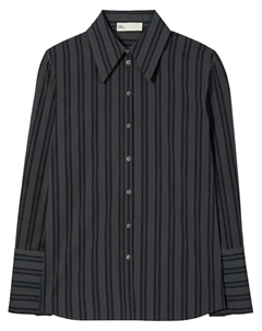 Рубашка с манжетами, синий Tory burch