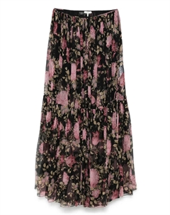 Юбка с цветочным принтом, черный Chloe