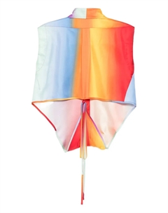 Рубашка без рукавов с запахом, нейтральный Monse