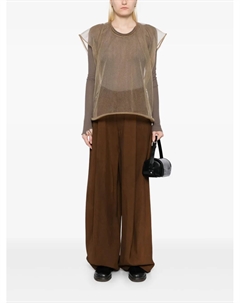 Прозрачный топ, нейтральный Uma wang