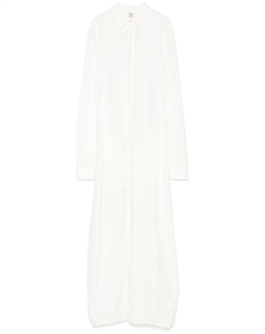 Платье-рубашка макси TOTEME, нейтральный Toteme