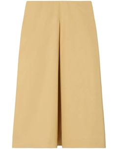 Юбка миди со складками, нейтральный Tory burch