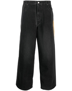 Широкие брюки с контрастной отделкой, черный Ambush