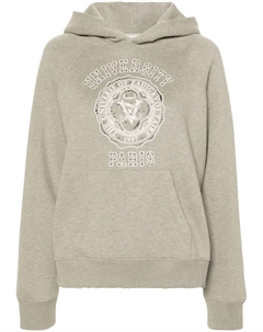 Худи Georgy с графичным принтом, серый Zadig&voltaire