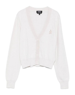 Кардиган с якорным декором, белый A.p.c.