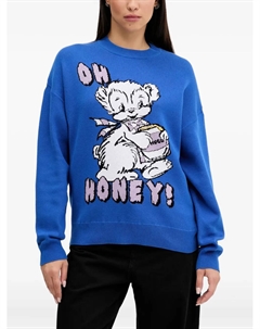 Свитер с длинными рукавами, синий Hugo