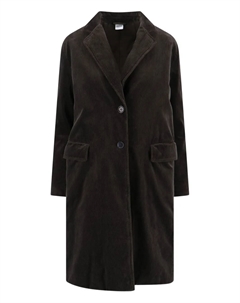 Ребристое вельветовое пальто, коричневый Aspesi