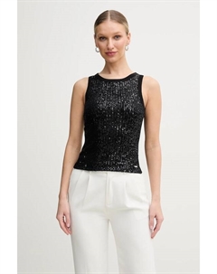 Хлопковая майка ALEXIA, черный Guess