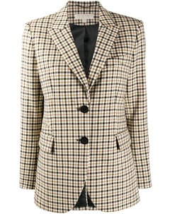 Клетчатый пиджак, коричневый Michael michael kors