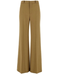 Расклешенные брюки строгого кроя, коричневый Chloe