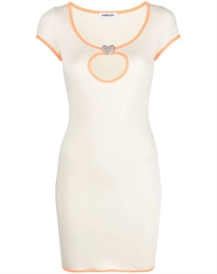 Платье-футболка мини, нейтральный Ambush